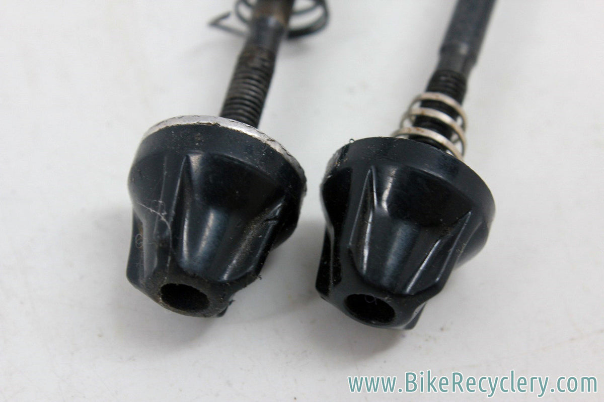 Shimano Deore LX Speed MTB QR Skewer Set: Black & Champagne