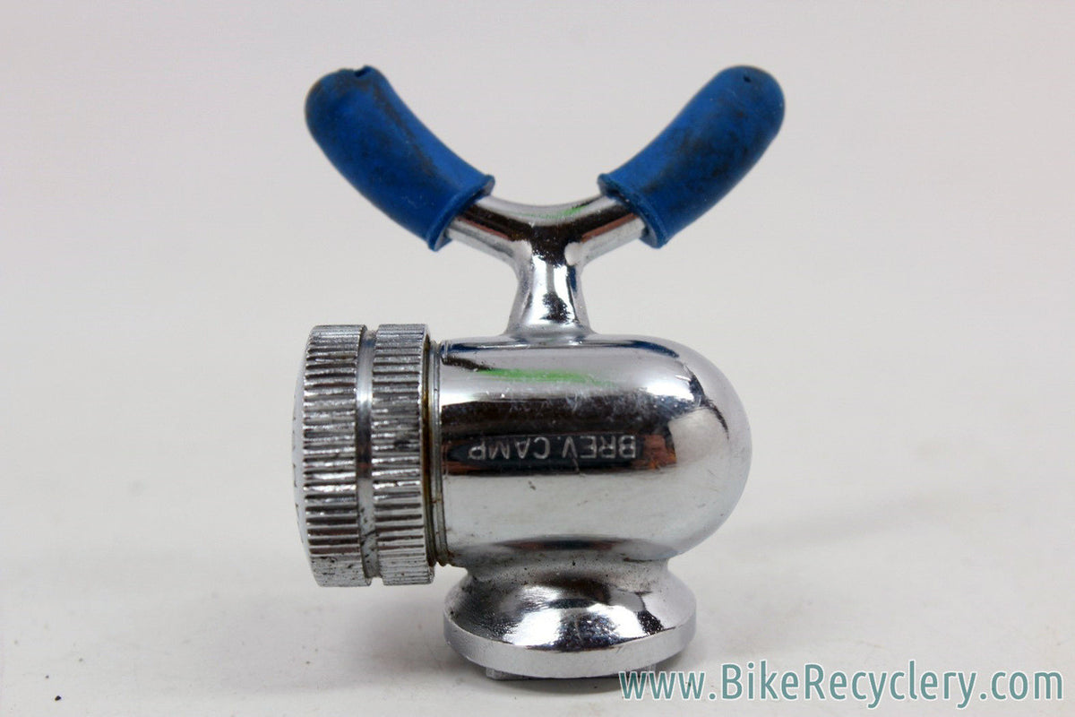 Campagnolo #1030/2 Pump Head for Silca Frame Pumps: Chrome - Blue Covers (EXC+)