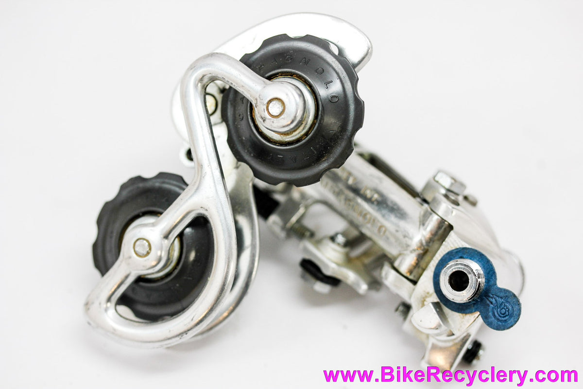 NIB/NOS Campagnolo Nuovo Record Rear Derailleur: Pat 1973 - Original 1970's Box & Wax Paper Instructions