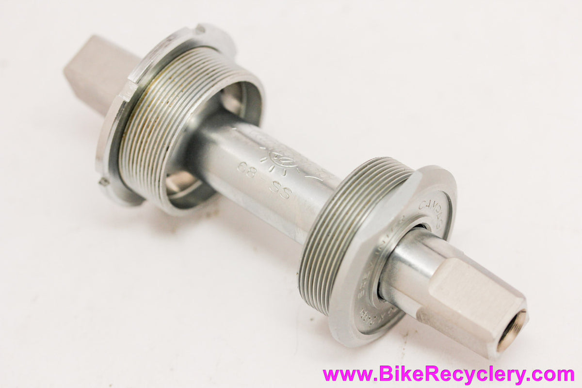 NIB/NOS Campagnolo Nuovo Record 1046/A Bottom Bracket: 114.5mm X 68mm English - 1980's