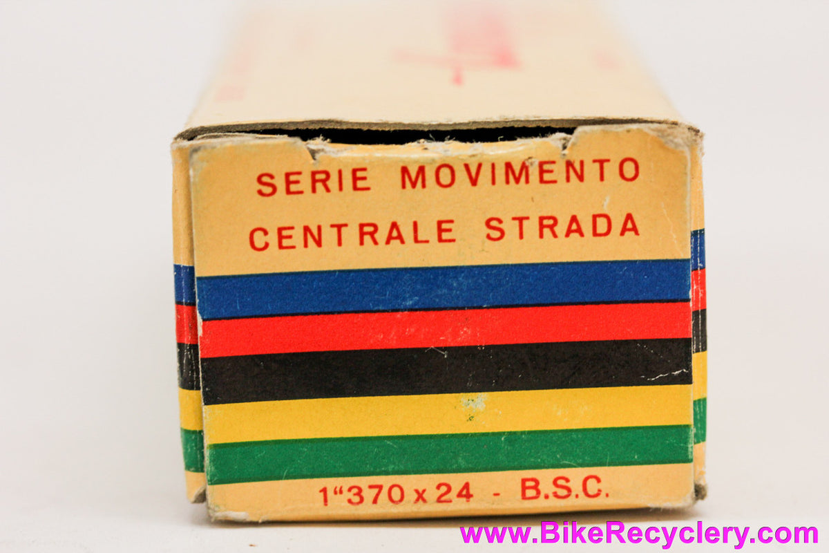 NIB/NOS Campagnolo Nuovo Record 1046/A Bottom Bracket: 114.5mm X 68mm English - 1980's