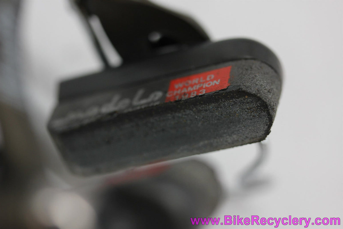 Modolo Master Pro Brakeset: Calipers + Levers & Cables - Bronze Anodized - Ti Hardware - Black 919 Hoods (Near Mint++ Almost NOS)