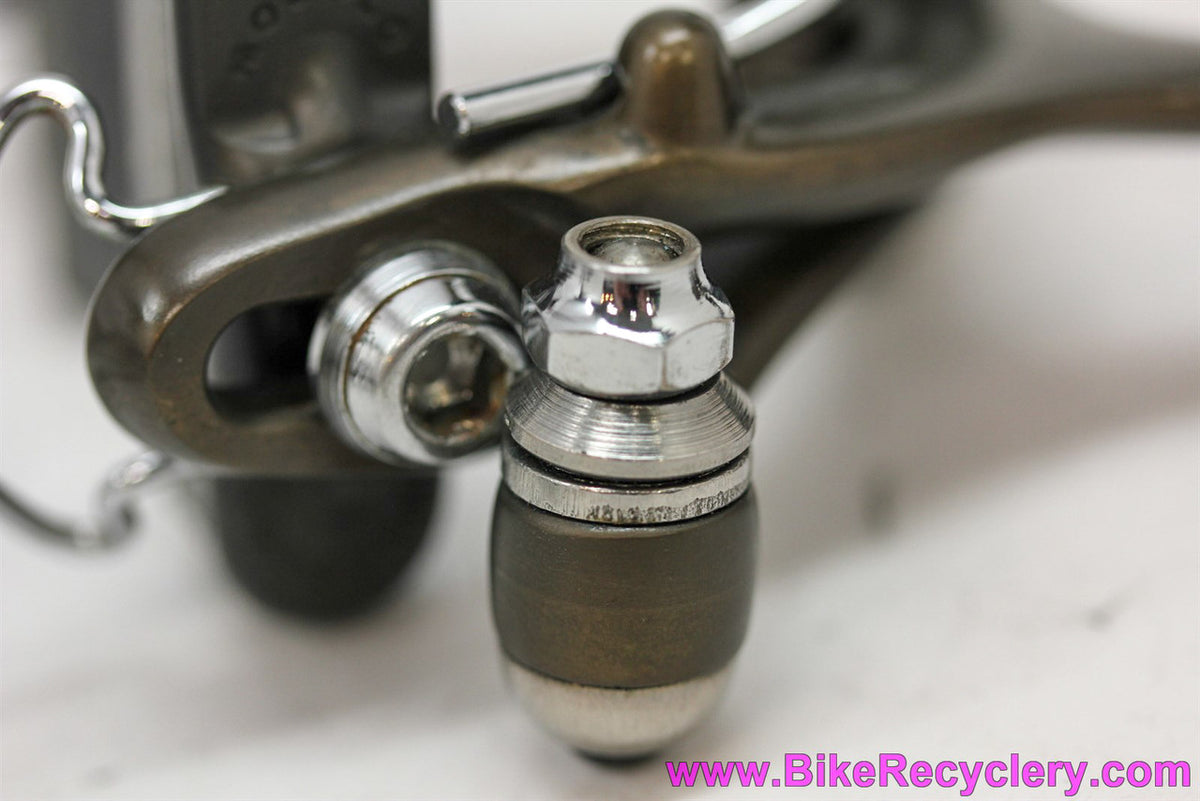 Modolo Master Pro Brakeset: Calipers + Levers & Cables - Bronze Anodized - Ti Hardware - Black 919 Hoods (Near Mint++ Almost NOS)
