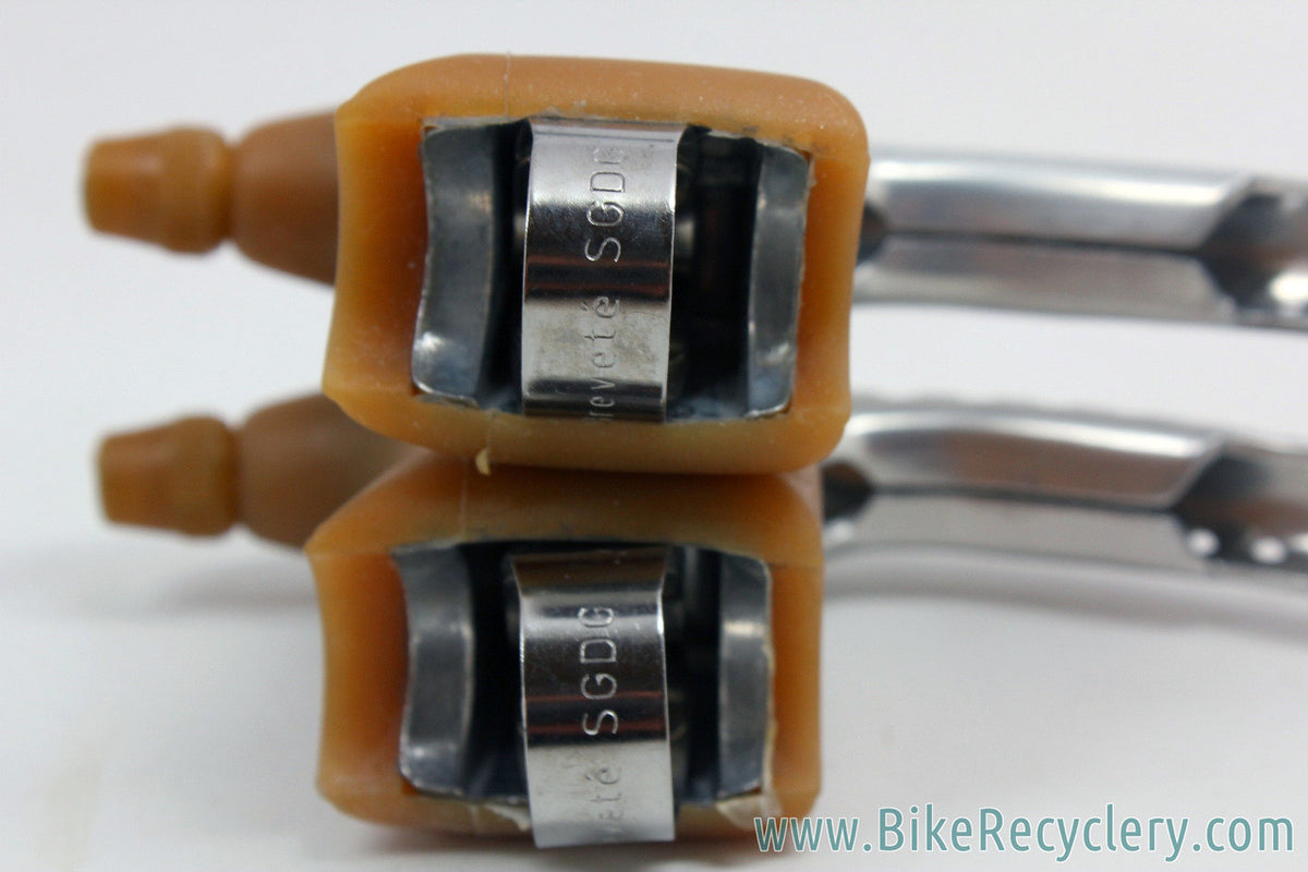 NIB/NOS Mafac Course 429 Brake Levers: Silver - Drilled (MINT)