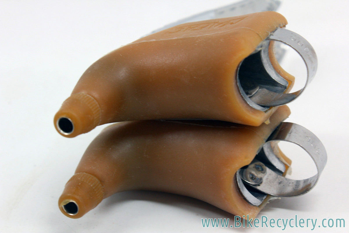 NIB/NOS Mafac Course 429 Brake Levers: Silver - Drilled (MINT)