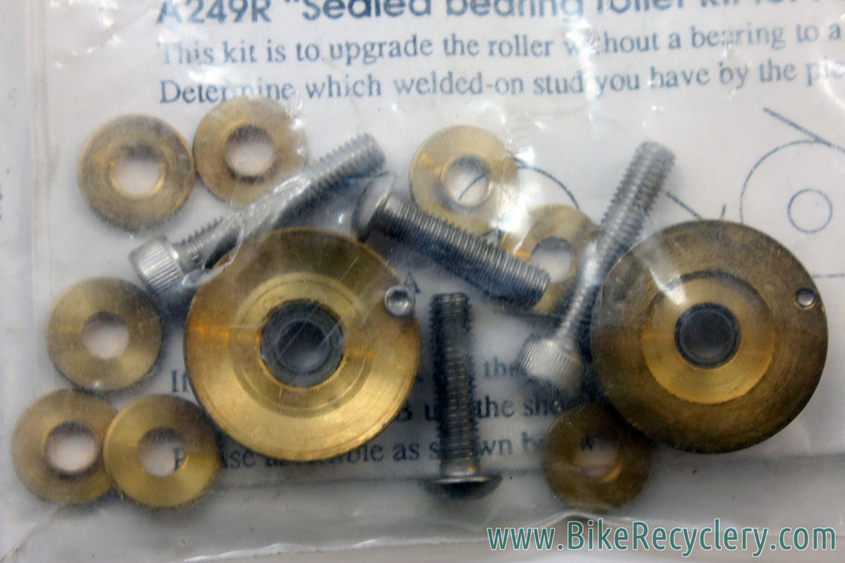 NIB/NOS Cannondale Force 40 Cantilever Brake Roller Cam Upgrade Kit: Brass - Sealed Bearing