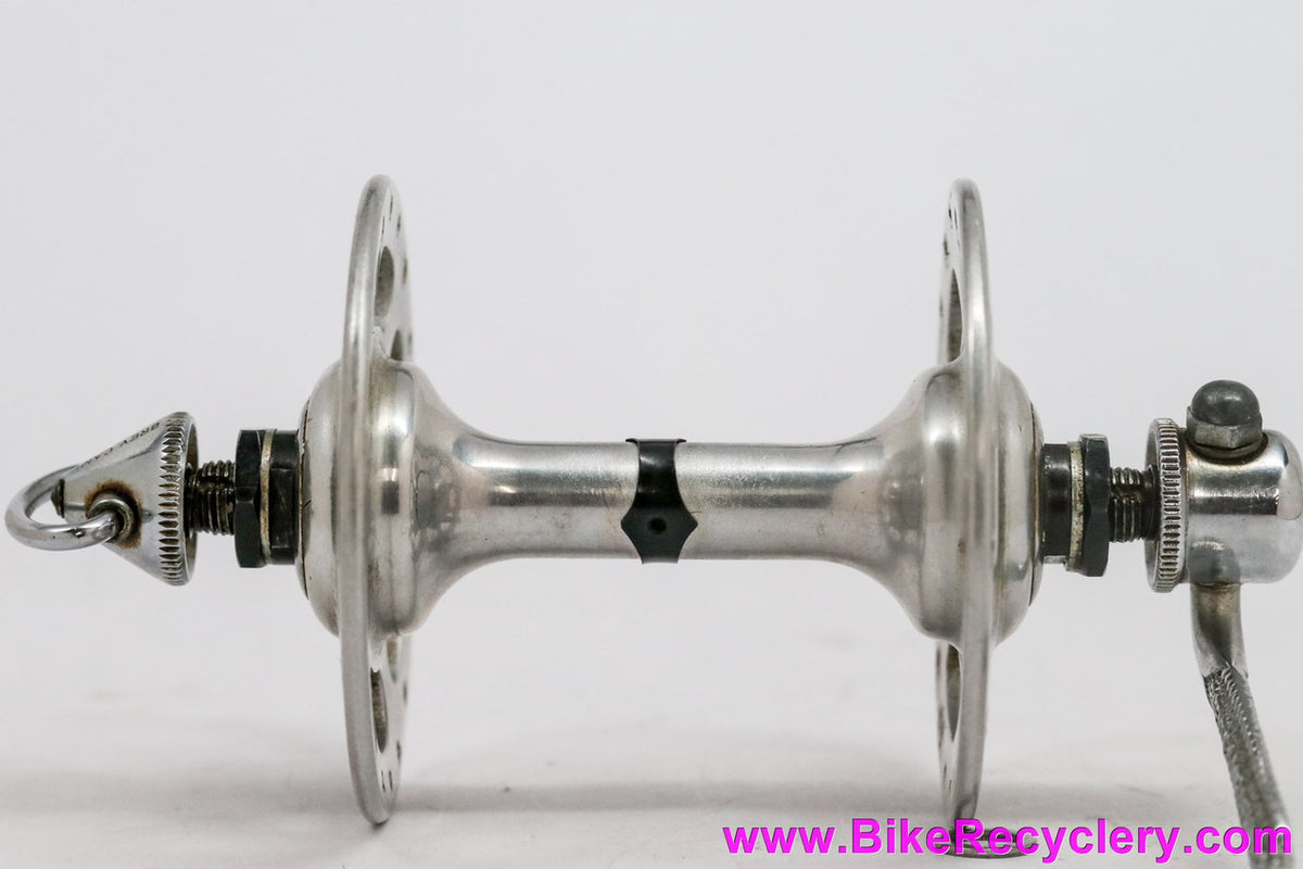 Campagnolo Nuovo Record Strada High Flange Hubset: 36H - 120mm - BSA - Flat Blade QR (Near Mint Perfect Bearings)