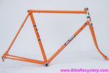 1974 Jack Taylor Tour of Britain Frameset + Campy NR HS/BB: 56cm - Restored - Nervex Pro - Mondrian Transfers - Orange