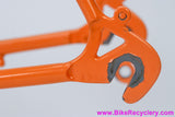 1974 Jack Taylor Tour of Britain Frameset + Campy NR HS/BB: 56cm - Restored - Nervex Pro - Mondrian Transfers - Orange