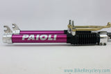 Vintage Paioli Suspension Fork: Early 1990's - Elastomer - 3DV Purple - Italian - RARE