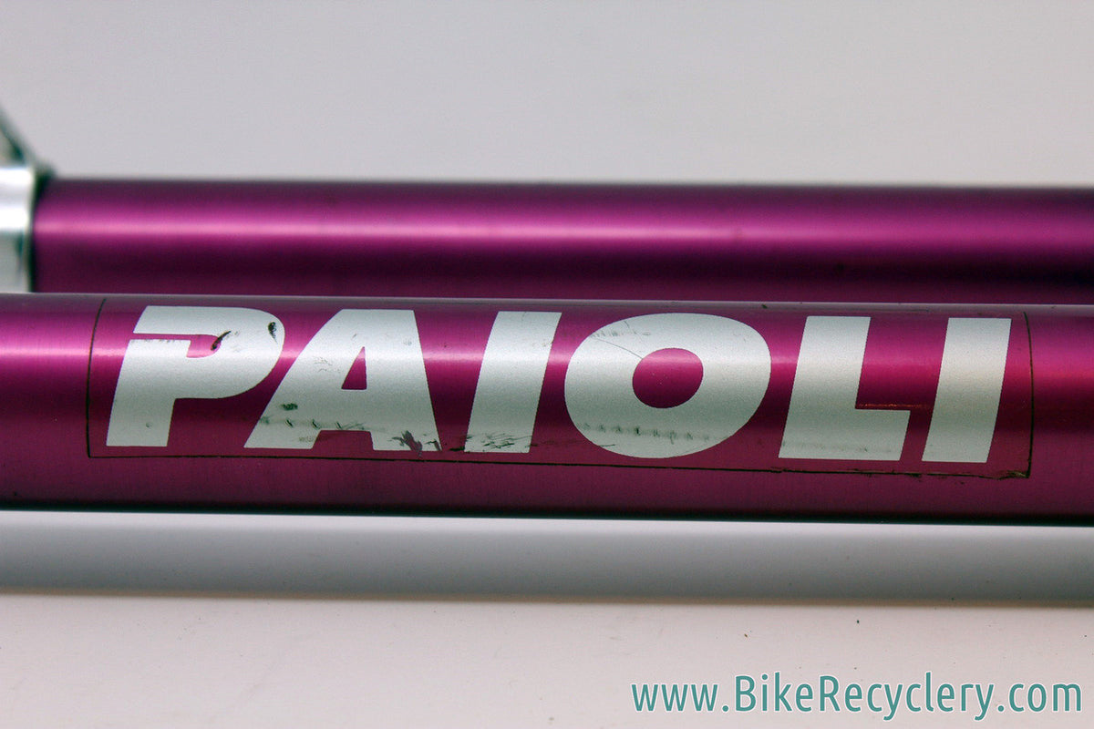 Vintage Paioli Suspension Fork: Early 1990's - Elastomer - 3DV Purple - Italian - RARE