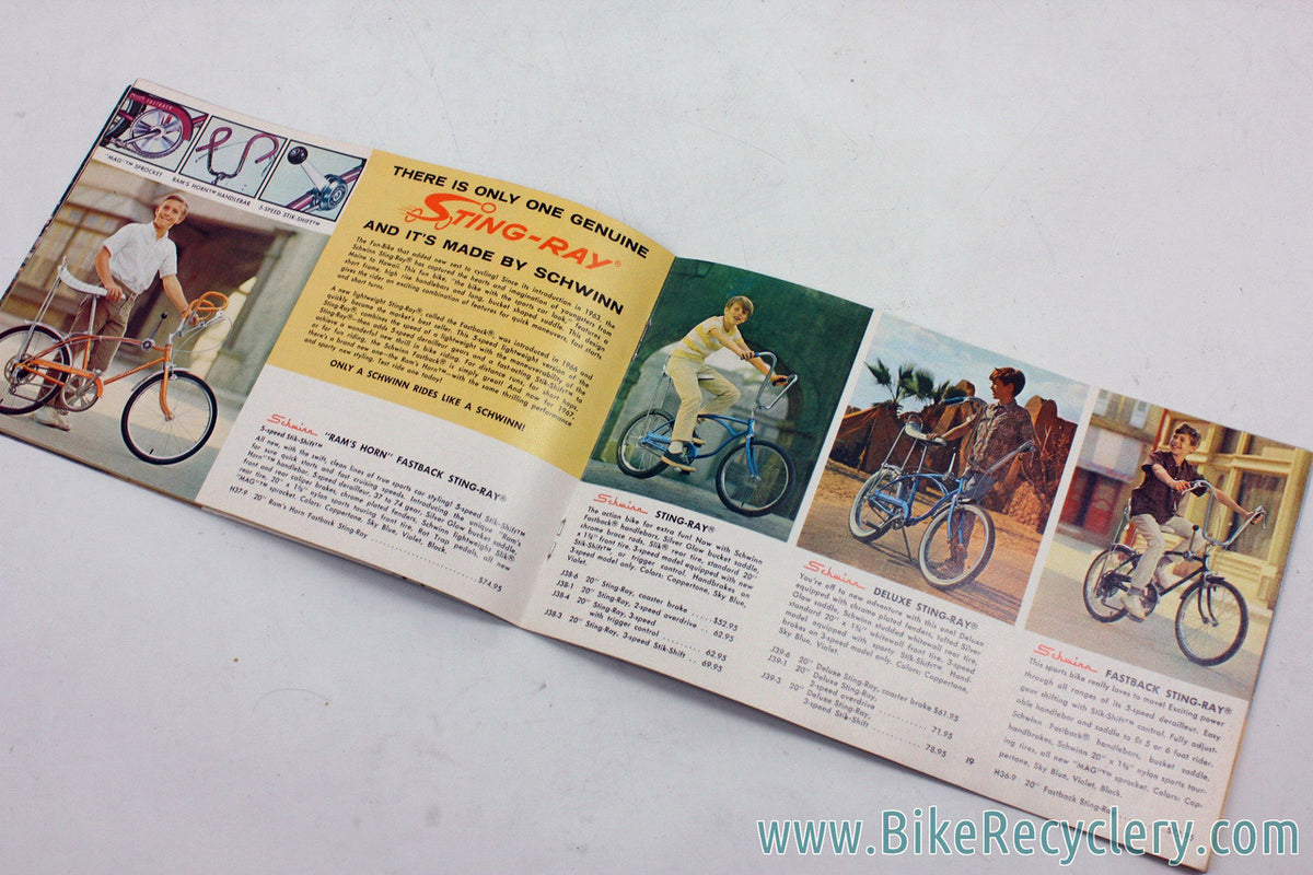 1967 Schwinn Consumer Catalog / Brochure (mint)