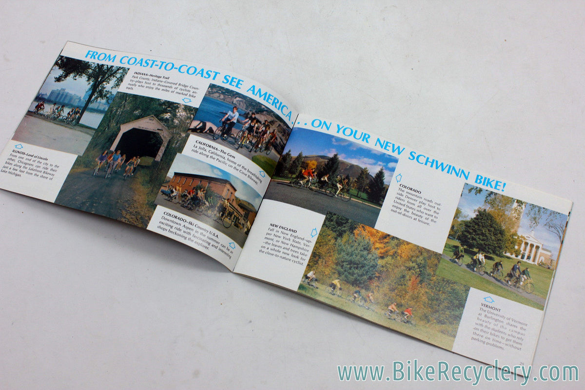 1973 Schwinn Cycles Consumer Catalog / Brochure (mint)
