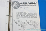 COMPLETE Schwinn Service Clinic Bulletin Set 1970-1980: 99 Bulletins + Bonus 1985 BMX / Shimano Tech (near mint)