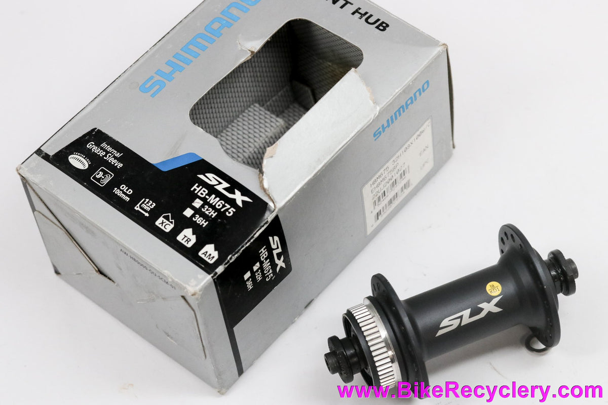 Shimano SLX HB-M675 Front Hub: 32H - Centerlock - QR (New but laced)