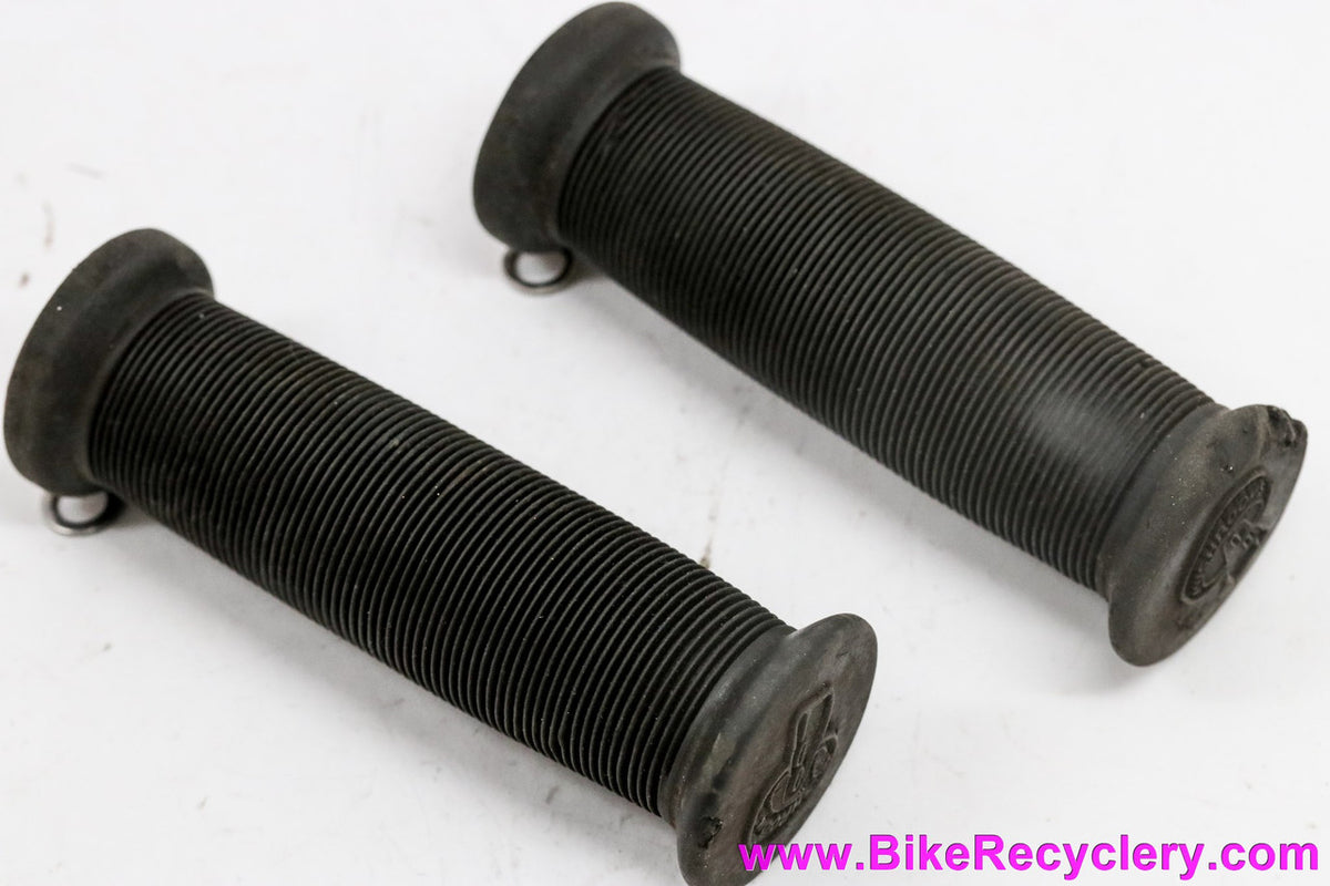 ODI Mushroom Mountaineer Grips: Vintage 1980s MTB  Made in USA (Near Mint)