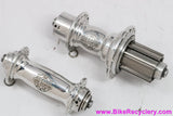 White Industries H3/H2 Road Hubset: Campy 9/10/11s - 36H / 32H - Polished - Ti Freehub (Near mint+ Low Miles)