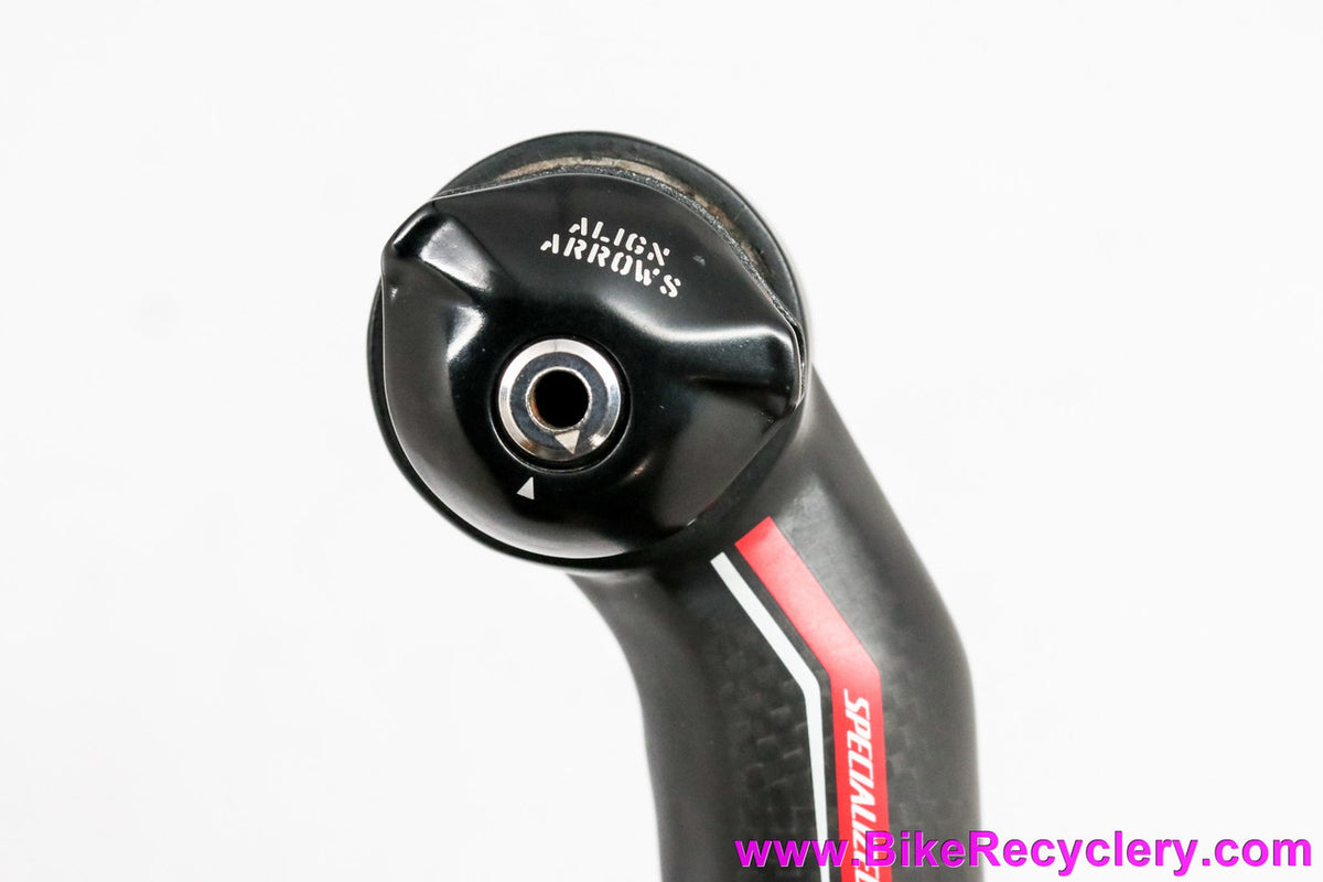 Specialized Pave Setback Carbon Seatpost: 30.9mm x 400mm - Black/Red (New Take Off)