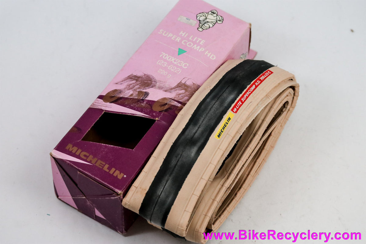 NIB/NOS Vintage Michelin Hi Lite Supercomp HD Gumwall Tire: 700c x 23mm Clincher