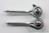 Mavic SSC Downtube Shifters: Silver - Retro-Friction (Simplex SLJ) MINT