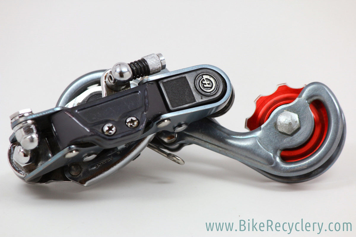 Sachs Huret DuoPar Titanio Rear Derailleur: w/ Bullseye Pulley: Ti Plates/Cages/Hardware - RARE (Near Mint+)