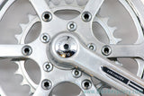Specialties TA Pro 5 Vis Cyclotouriste Crankset: Capped Pedal Holes - 170mm x 54/44T Double - English (Near Mint+ Show Bike Condition)