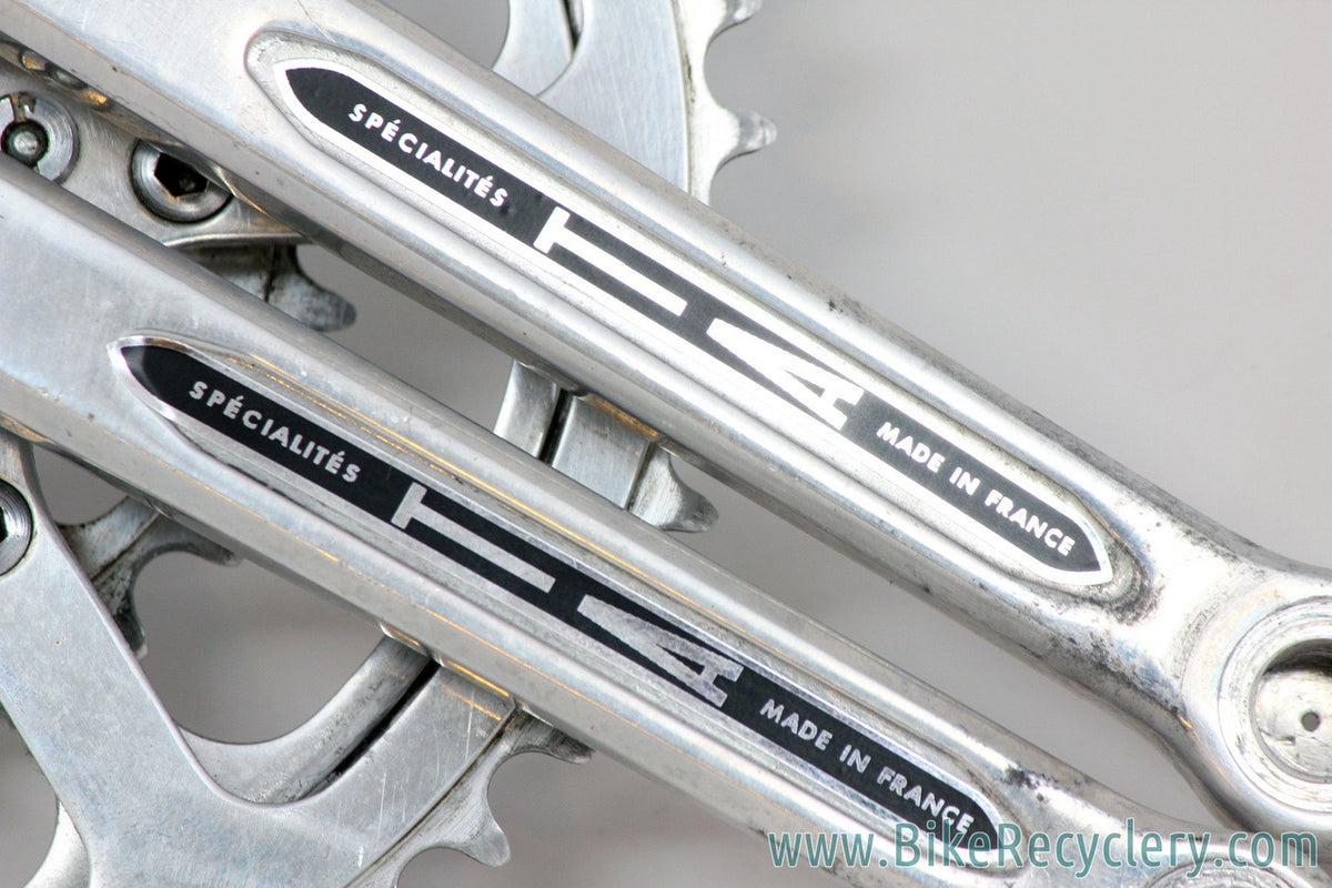 Specialties TA Pro 5 Vis Cyclotouriste Crankset: Capped Pedal Holes - 170mm x 54/44T Double - English (Near Mint+ Show Bike Condition)