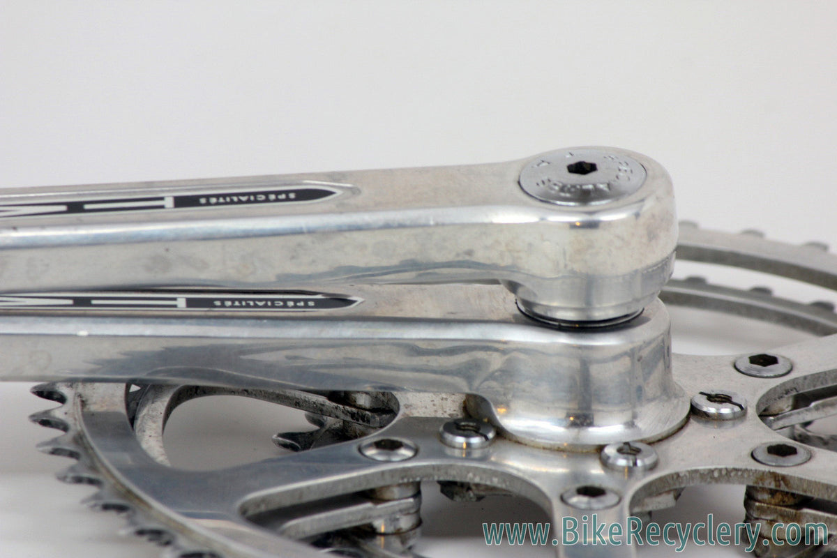 Specialties TA Pro 5 Vis Cyclotouriste Crankset: Capped Pedal Holes - 170mm x 54/44T Double - English (Near Mint+ Show Bike Condition)