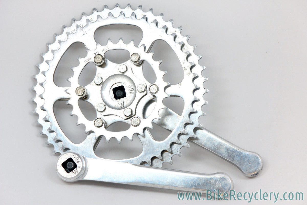 Specialties TA Pro 5 Vis Cyclotouriste Crankset: Capped Pedal Holes - 170mm x 54/44T Double - English (Near Mint+ Show Bike Condition)