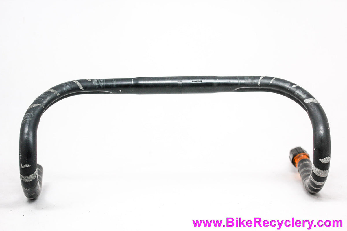 Modolo X-Eras Road Drop Handlebar: 42cm (c-c) x 26.0mm - Anatomic - Black Ano - 1980's / 1990's (Near Mint)