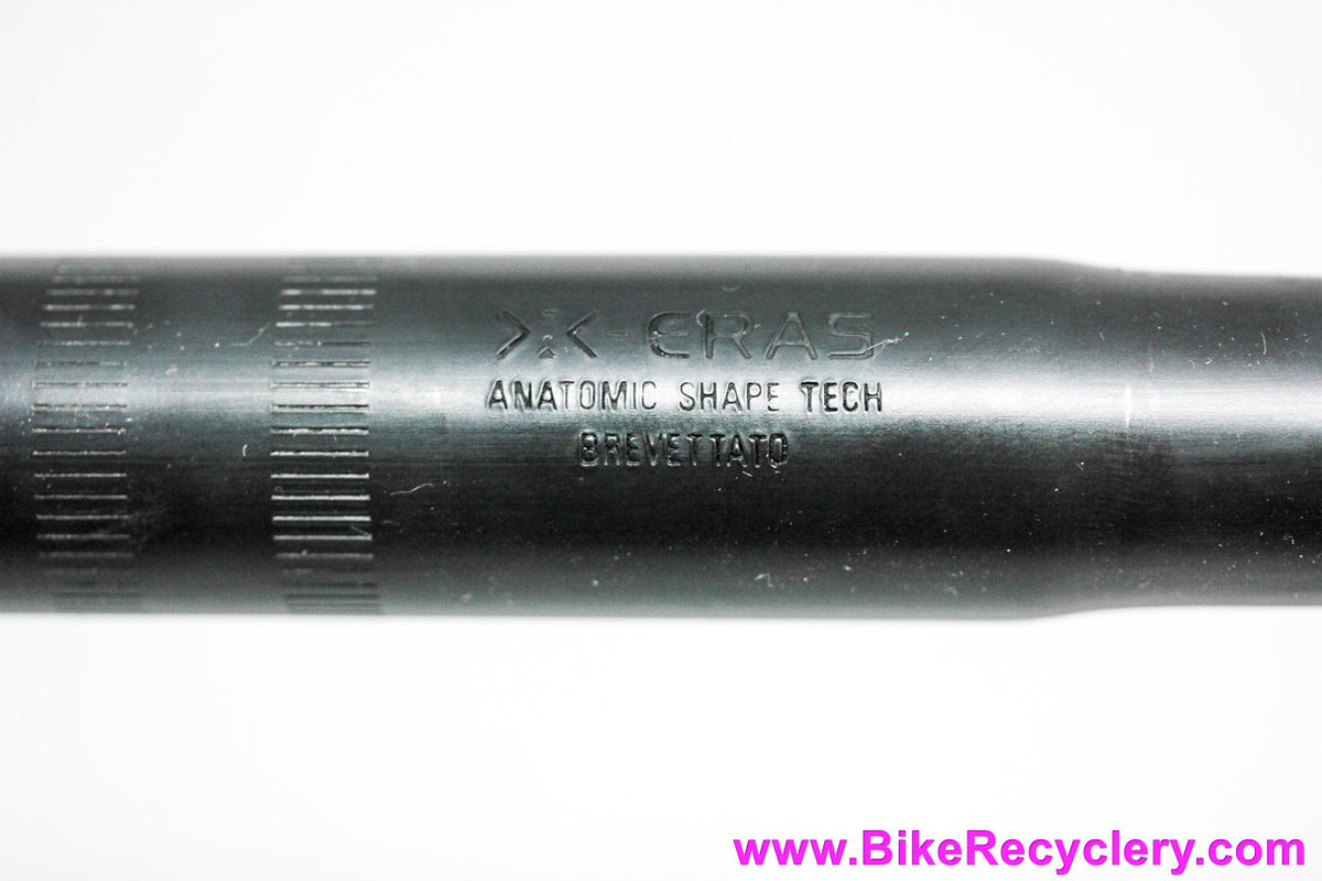 Modolo X-Eras Road Drop Handlebar: 42cm (c-c) x 26.0mm - Anatomic - Black Ano - 1980's / 1990's (Near Mint)
