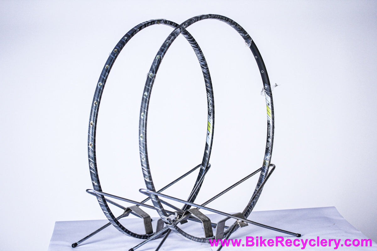 NIB/NOS Campagnolo Omega Strada Hardox Tubular Rims: PAIR - 32H - Vintage Early 1990's